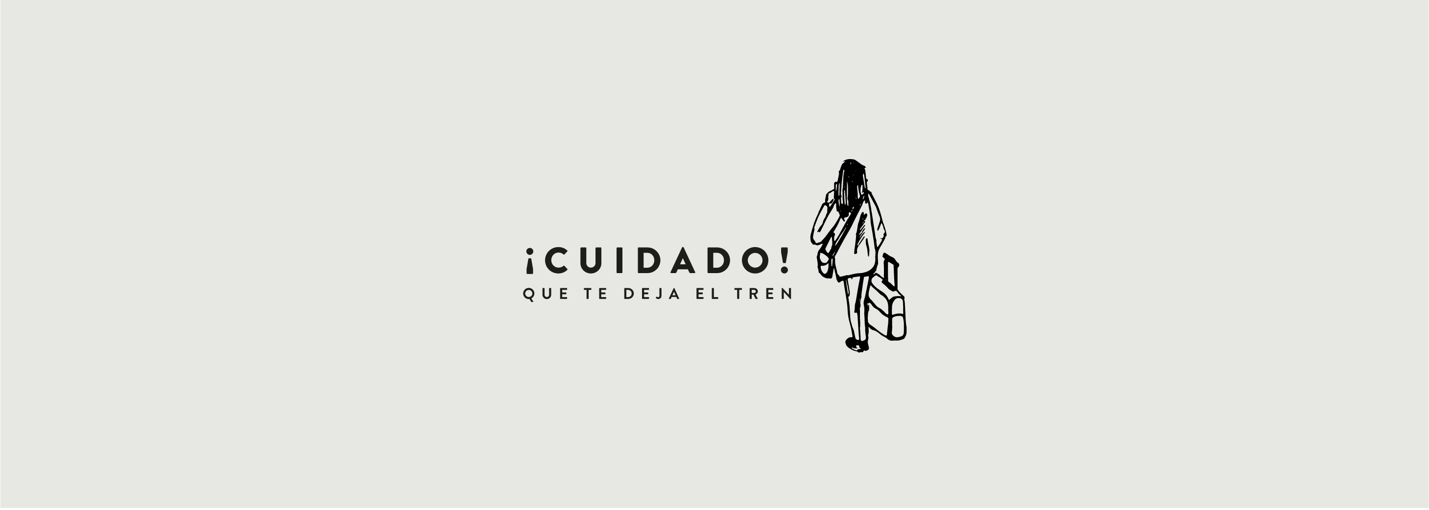 ¡Cuidado!, que te deja el tren.